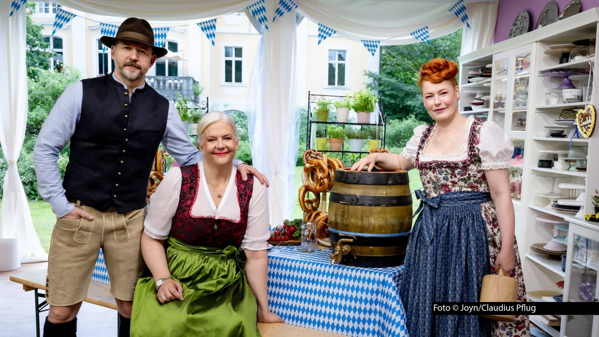 Mit Tracht und Wiesn-Torte: Oktoberfest bei „Das große Backen“